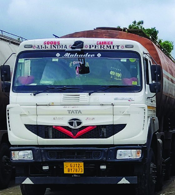 Mild steel tanker from the owned fleet